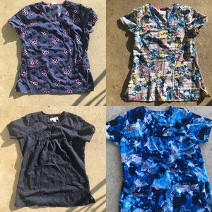 Scrub top lot // Blues // Medium